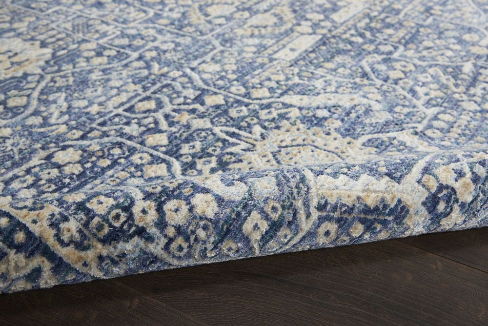 Nourison Lustrous Weave LUW03 Runner Rug - Blue