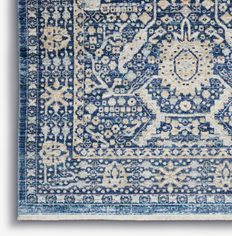 Nourison Lustrous Weave LUW03 Runner Rug - Blue