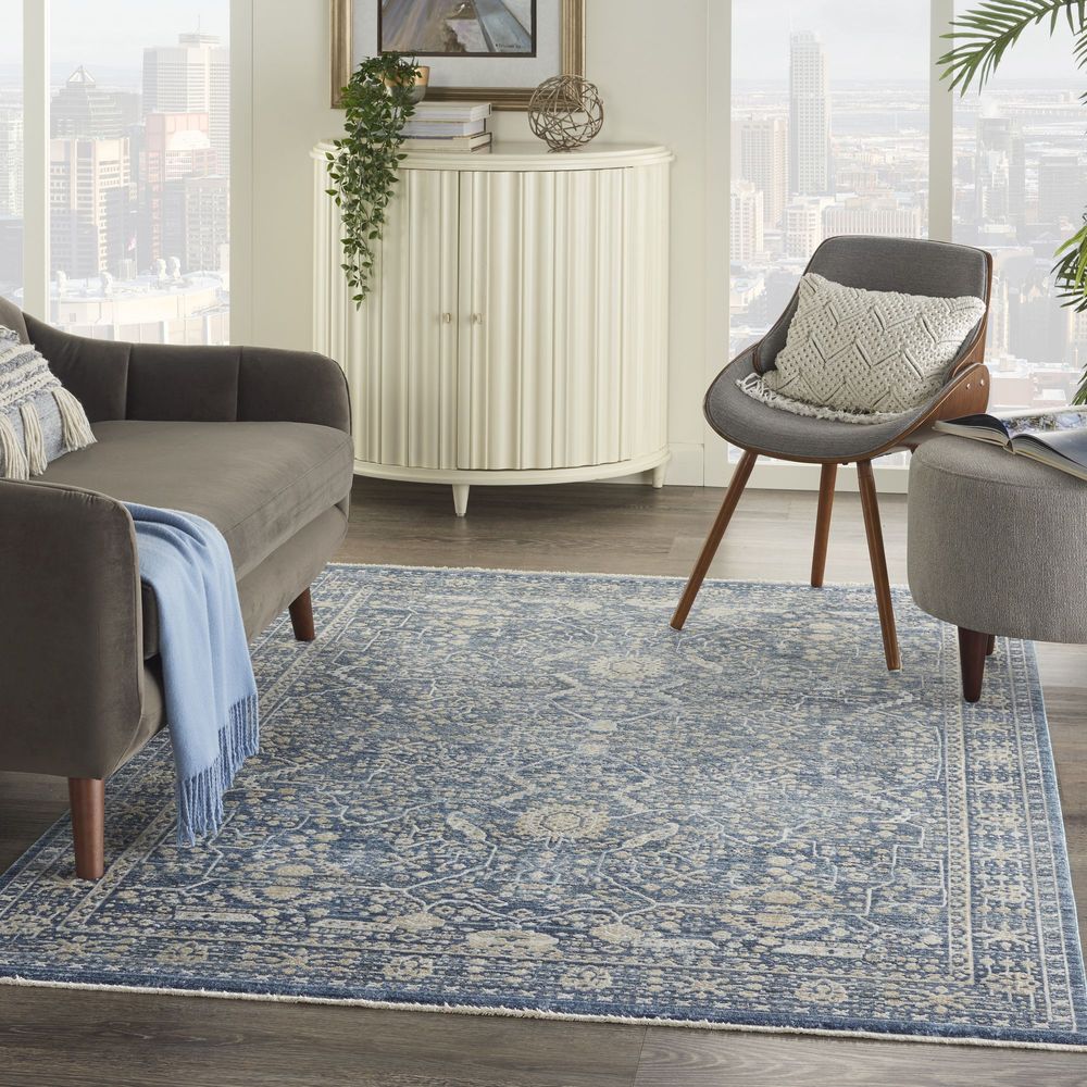 Nourison Lustrous Weave LUW03 Rug - Blue