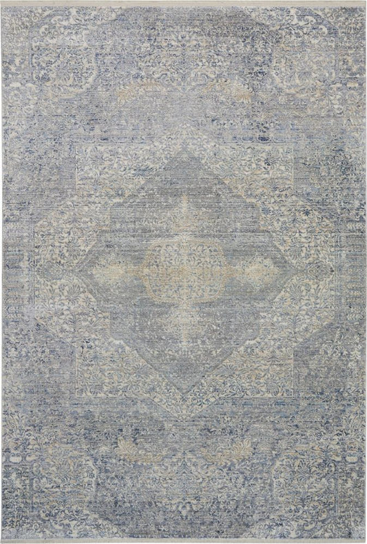 Nourison Lustrous Weave LUW04 Rug - Blue &amp; Grey