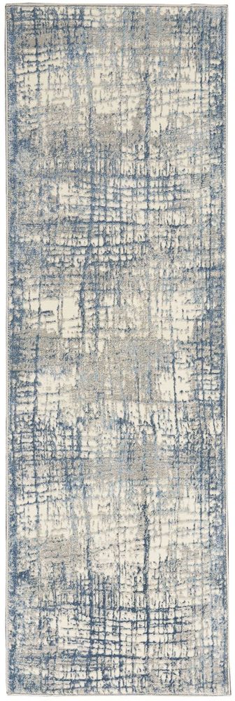 Calvin Klein CK950 Rush Runner Rug - Ivory Blue