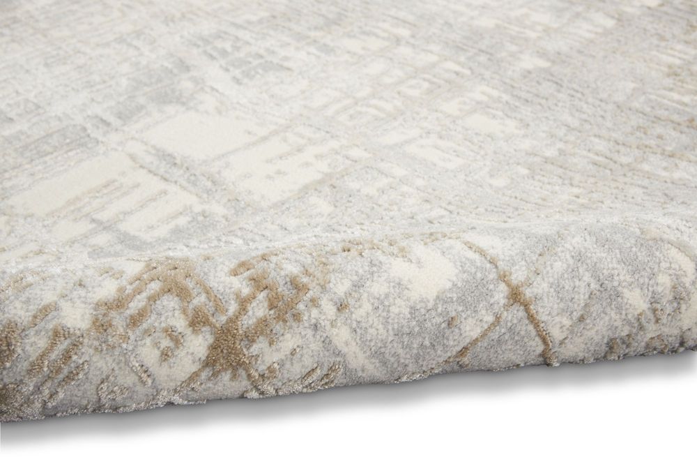 Calvin Klein CK950 Rush Runner Rug - Ivory &amp; Taupe