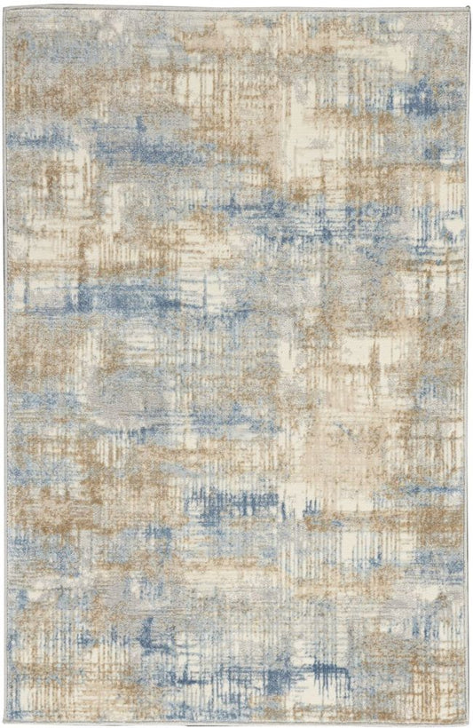 Calvin Klein CK950 Rush CK951 Rug - Blue &amp; Beige