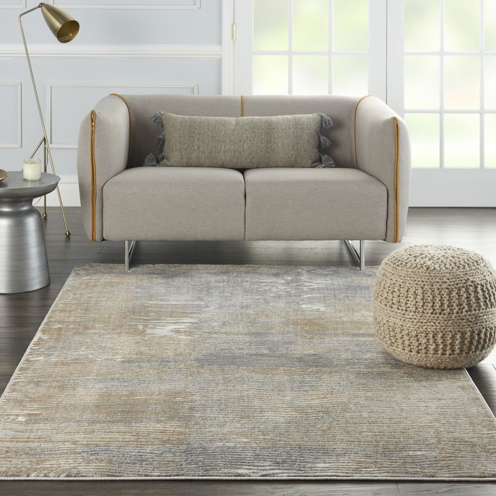 Nourison Solace SLA01 Rug - Grey &amp; Beige