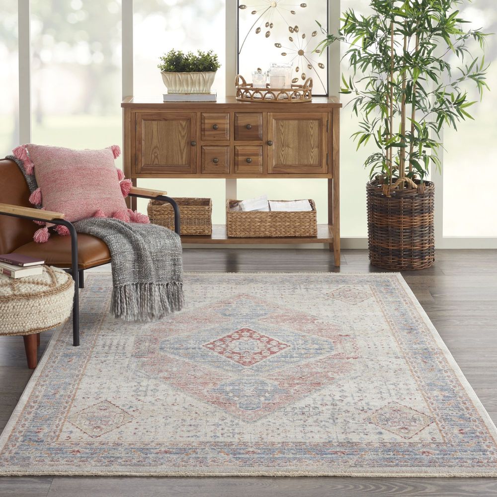 Nourison Homestead HMS03 Rug - Blue &amp; Grey