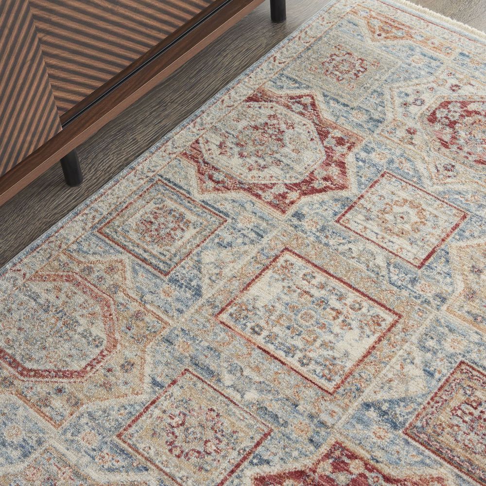 Nourison Homestead HMS02 Rug - Blue &amp; Multicolour