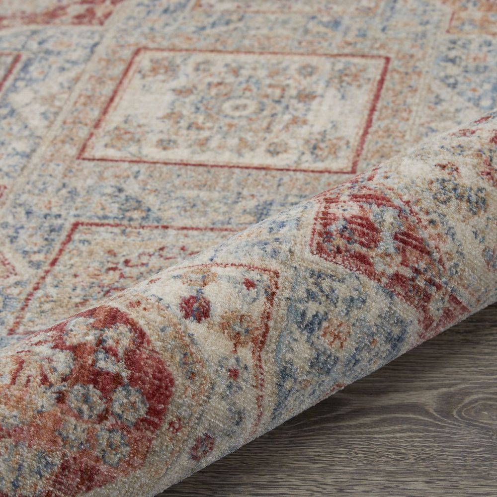 Nourison Homestead HMS02 Rug - Blue &amp; Multicolour