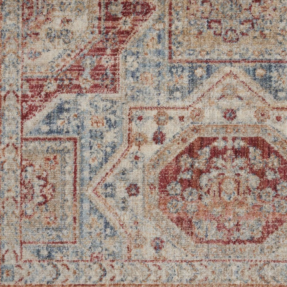 Nourison Homestead HMS02 Rug - Blue &amp; Multicolour