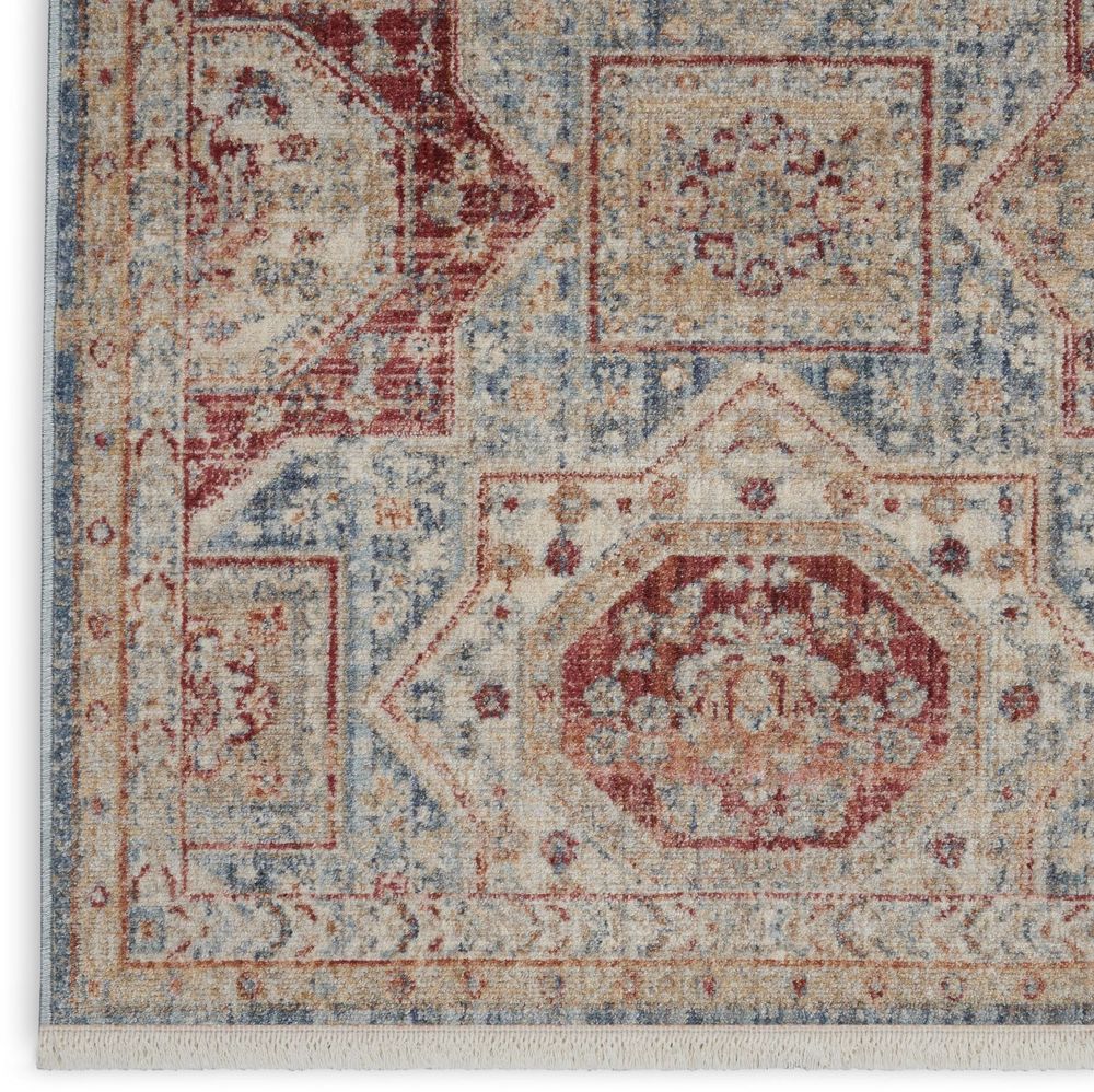 Nourison Homestead HMS02 Rug - Blue &amp; Multicolour