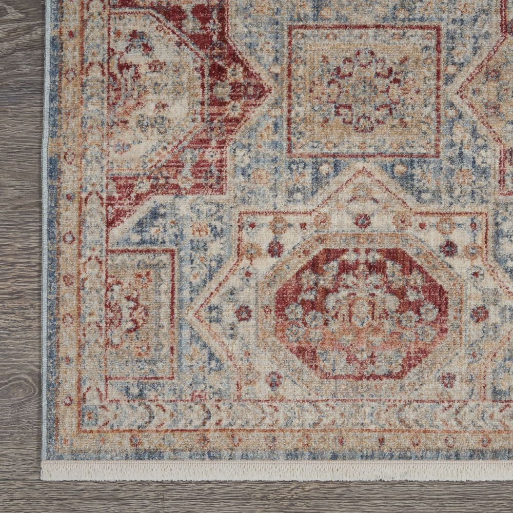 Nourison Homestead HMS02 Rug - Blue &amp; Multicolour