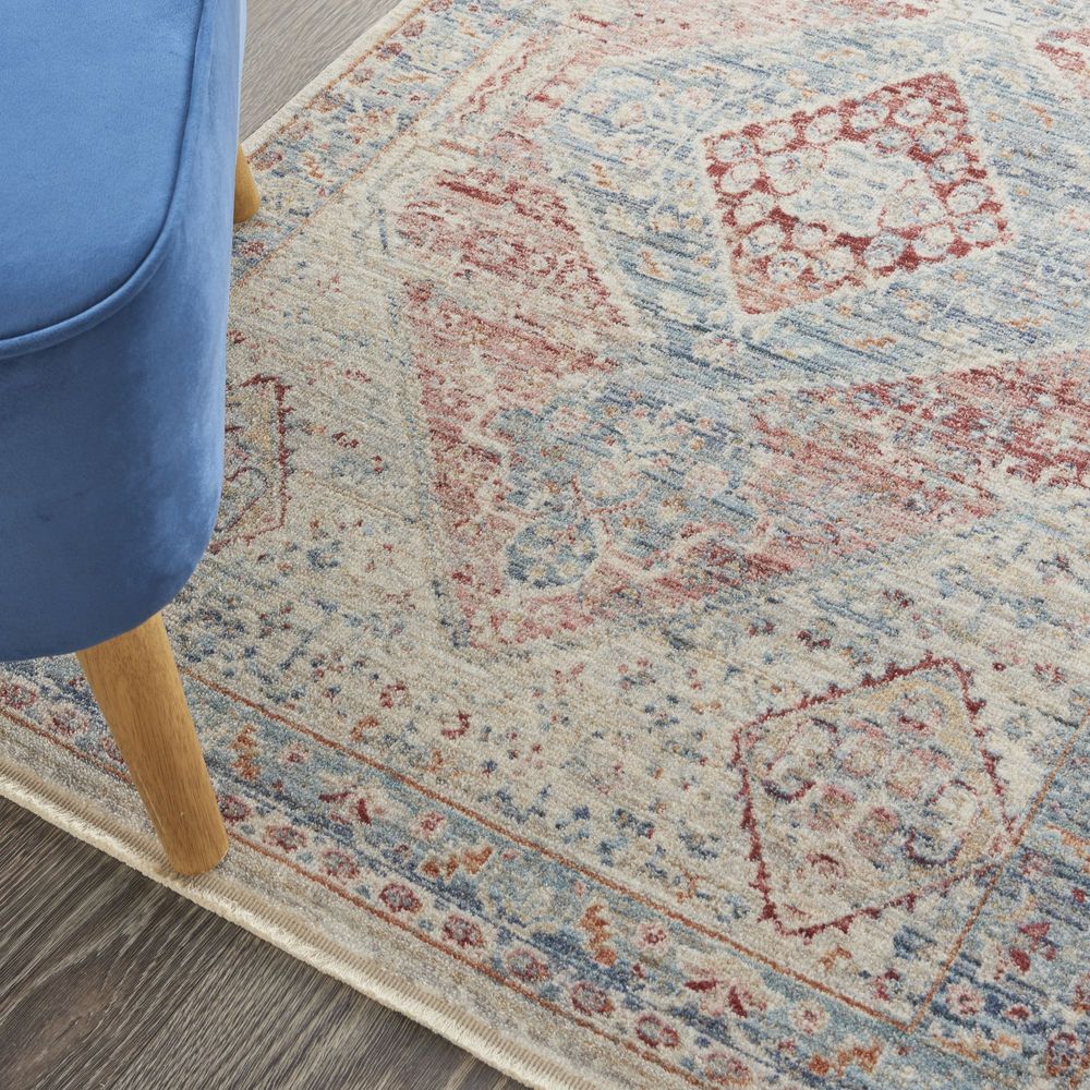 Nourison Homestead HMS03 Rug - Blue &amp; Grey