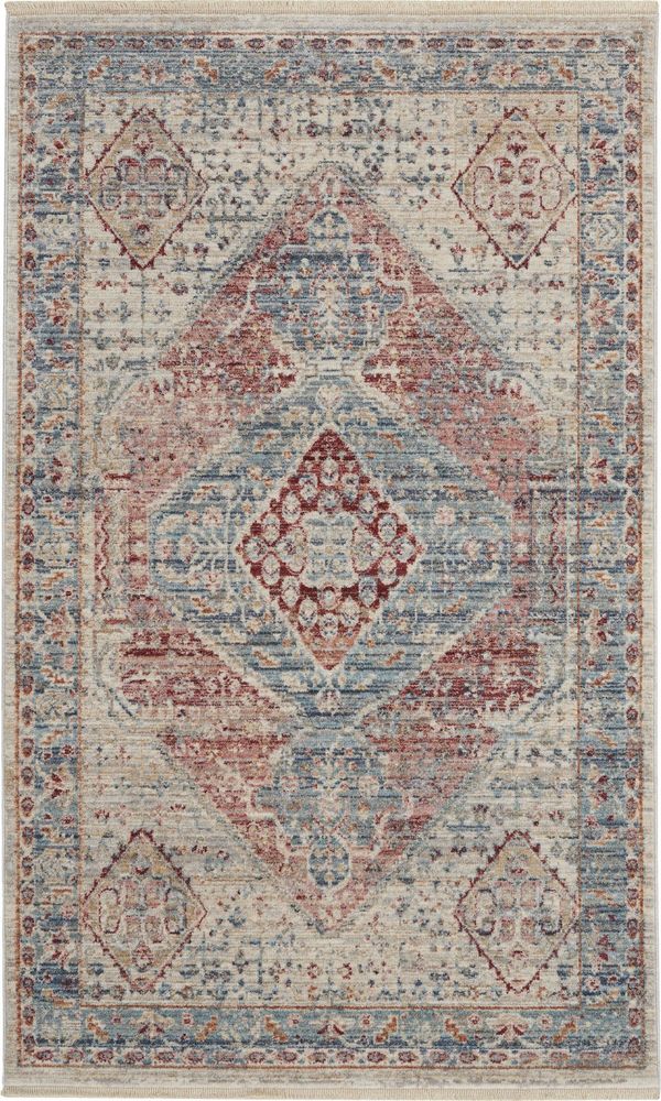 Nourison Homestead HMS03 Rug - Blue &amp; Grey