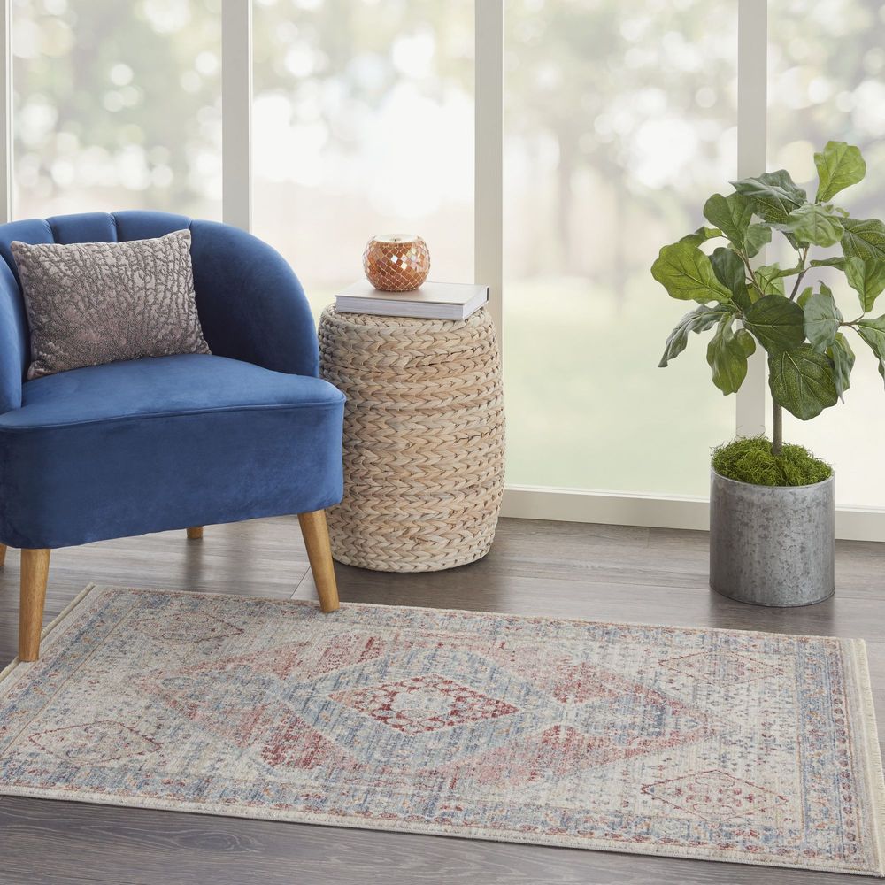 Nourison Homestead HMS03 Rug - Blue &amp; Grey