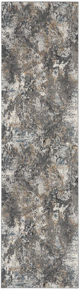 Nourison Tangra TNR01 Runner Rug - Grey &amp; Multicolour