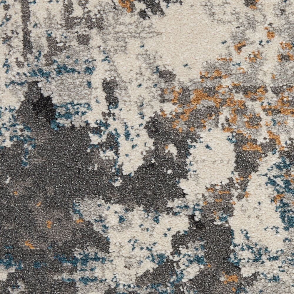 Nourison Tangra TNR01 Rug - Grey &amp; Multicolour