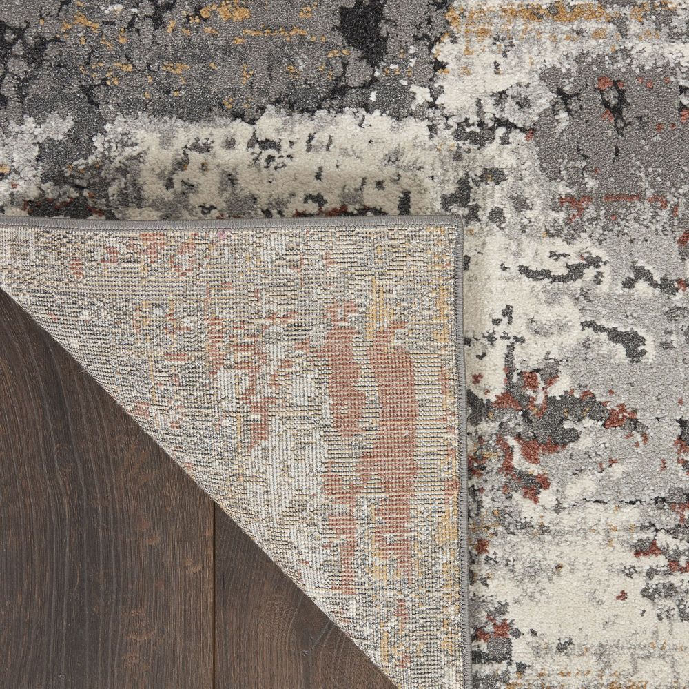 Nourison Tangra TNR02 Runner Rug - Grey &amp; Multicolour