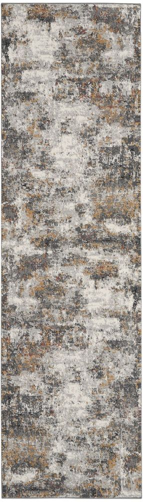 Nourison Tangra TNR03 Runner Rug - Grey &amp; Multicolour