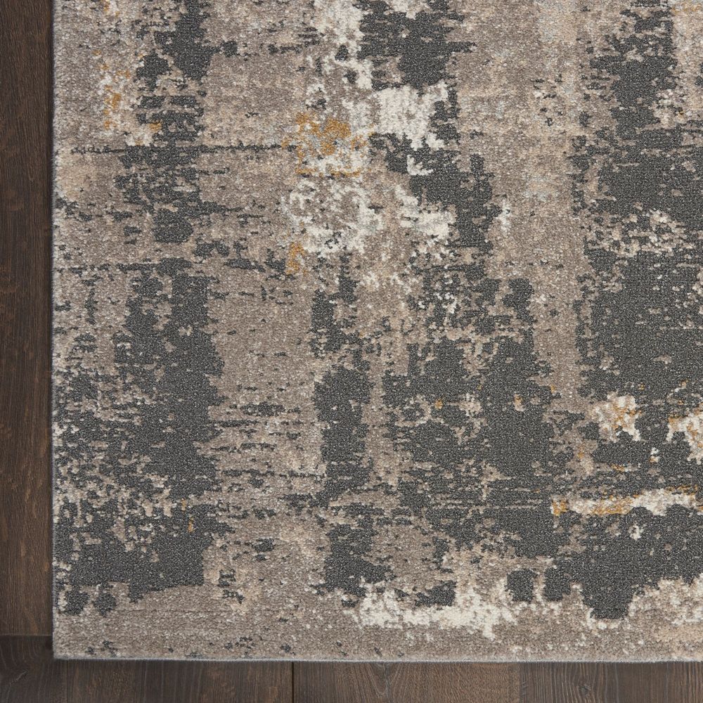 Nourison Tangra TNR05 Runner Rug - Cream &amp; Grey