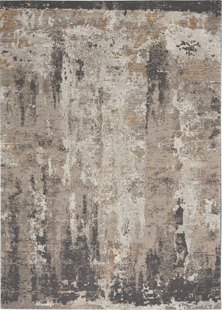 Nourison Tangra TNR05 Rug - Cream &amp; Grey