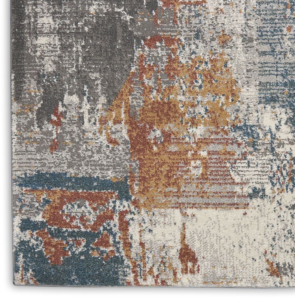 Nourison Tangra TNR06 Runner Rug - Grey &amp; Multicolour