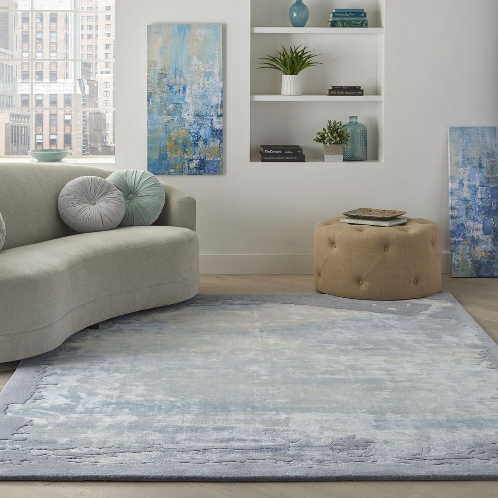 Nourison Prismatic PRS19 Rug - Grey &amp; Gold