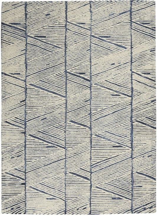 Nourison Colorado CLR01 Rug - White &amp; Blue