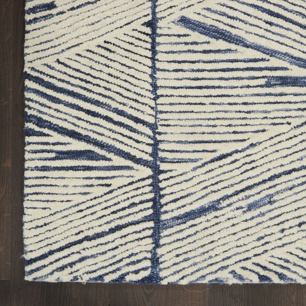 Nourison Colorado CLR01 Rug - White &amp; Blue