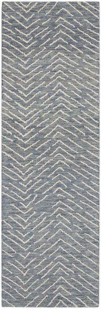 Nourison Colorado CLR02 Runner Rug - Indigo &amp; Ivory