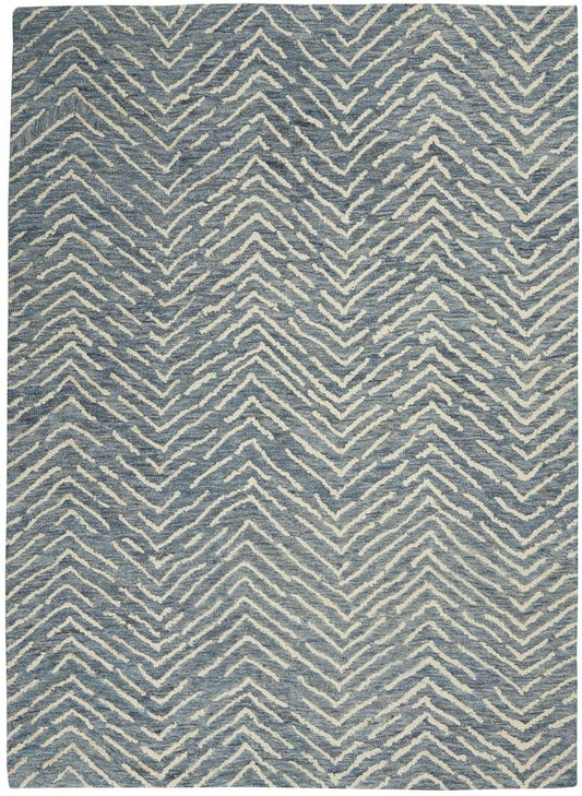 Nourison Colorado CLR02 Rug - Indigo &amp; Ivory