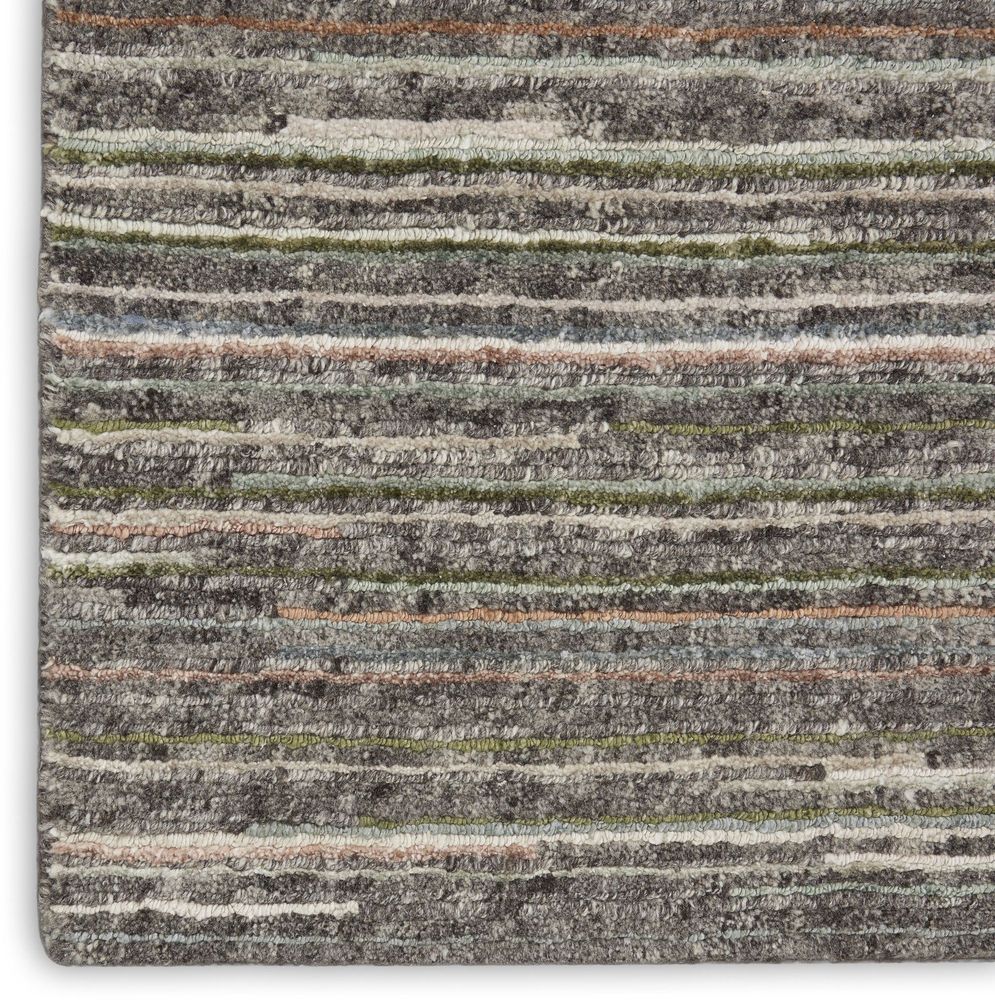 Nourison Plateau PAE01 Rug - Grey &amp; Green