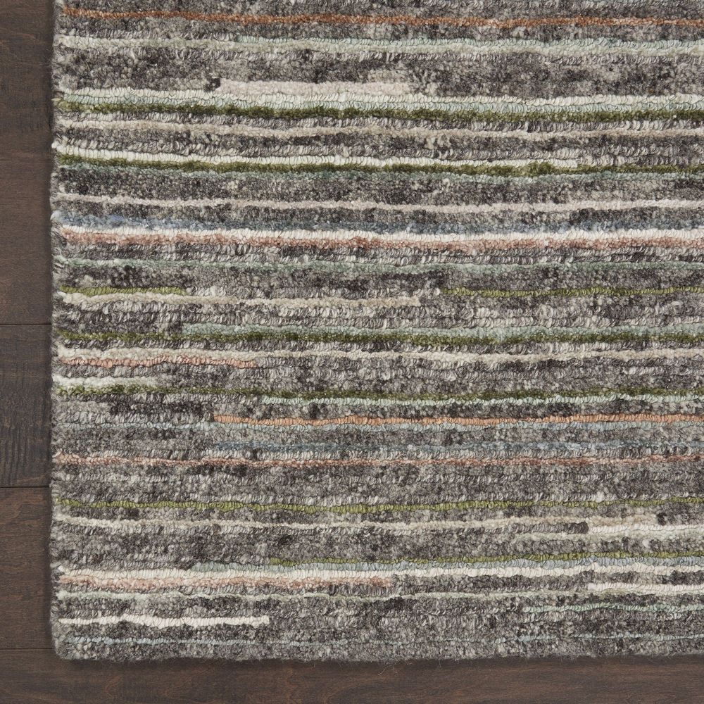 Nourison Plateau PAE01 Rug - Grey &amp; Green