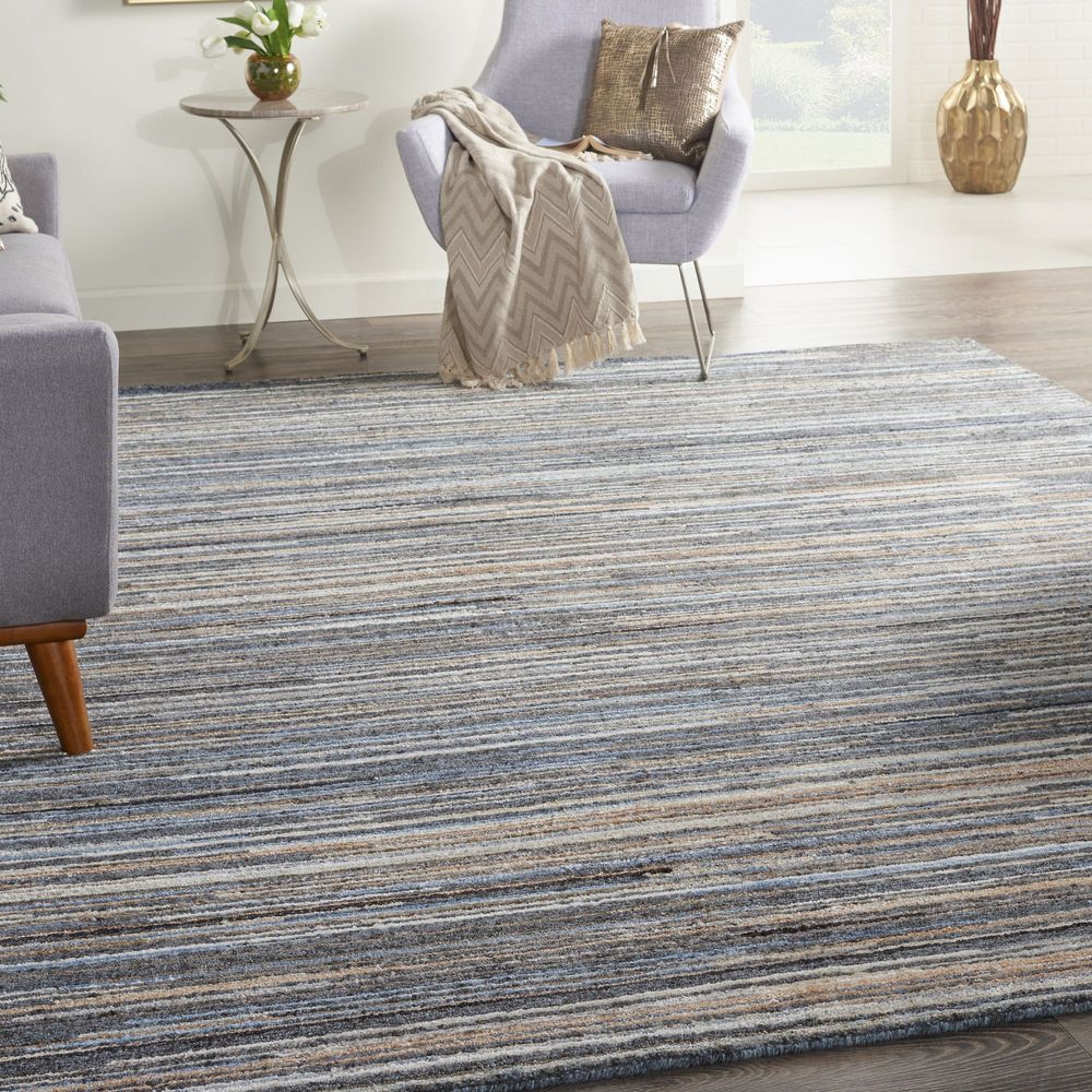 Nourison Plateau PAE01 Rug - Blue