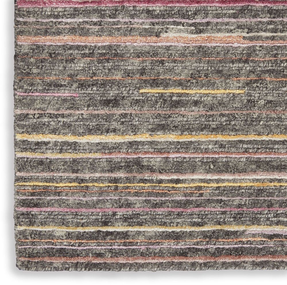 Nourison Plateau PAE01 Rug - Grey &amp; Flame