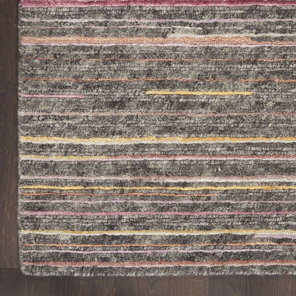 Nourison Plateau PAE01 Rug - Grey &amp; Flame