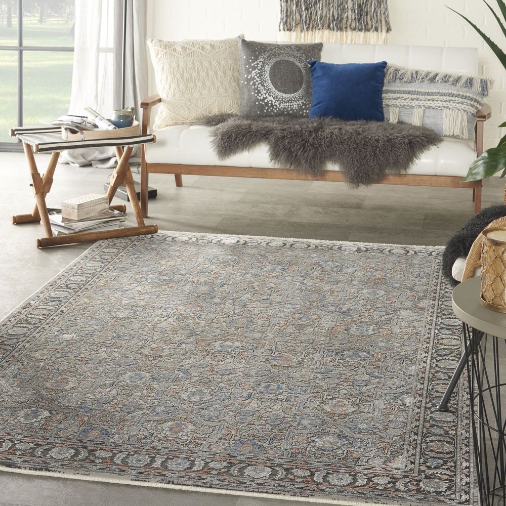 Nourison Starry Nights STN10 Rug - Grey &amp; Navy