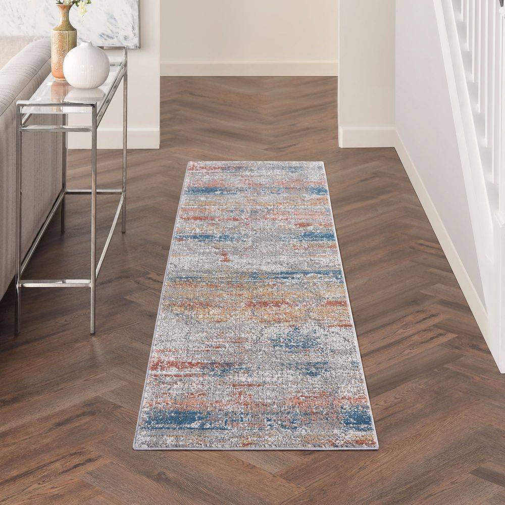 Nourison Rustic Textures RUS11 Runner Rug - Multicolour