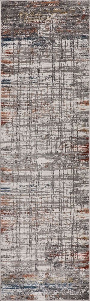 Nourison Rustic Textures RUS12 Runner Rug - Grey &amp; Multicolour