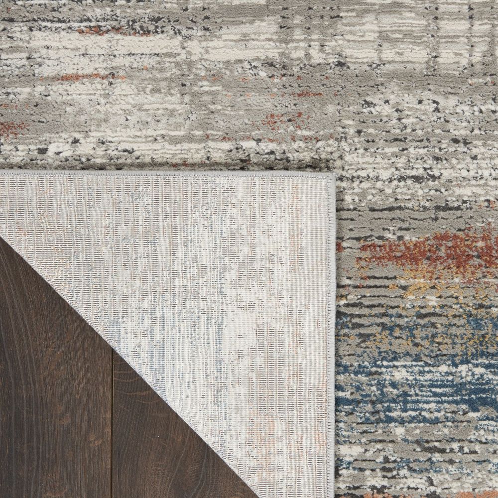 Nourison Rustic Textures RUS12 Rug - Grey &amp; Multicolour