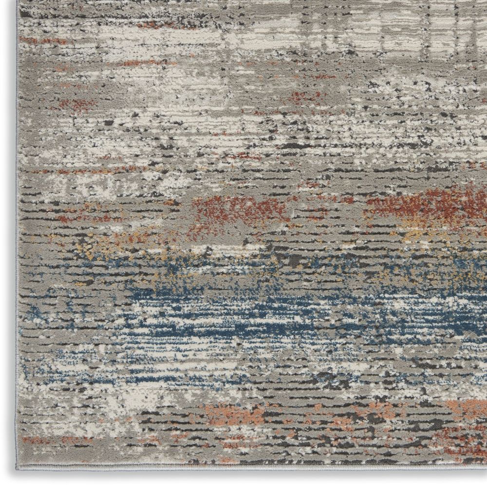 Nourison Rustic Textures RUS12 Rug - Grey &amp; Multicolour