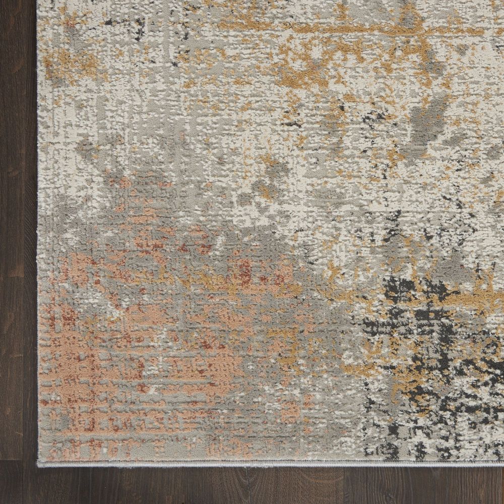 Nourison Rustic Textures RUS13 Rug - Grey &amp; Blue