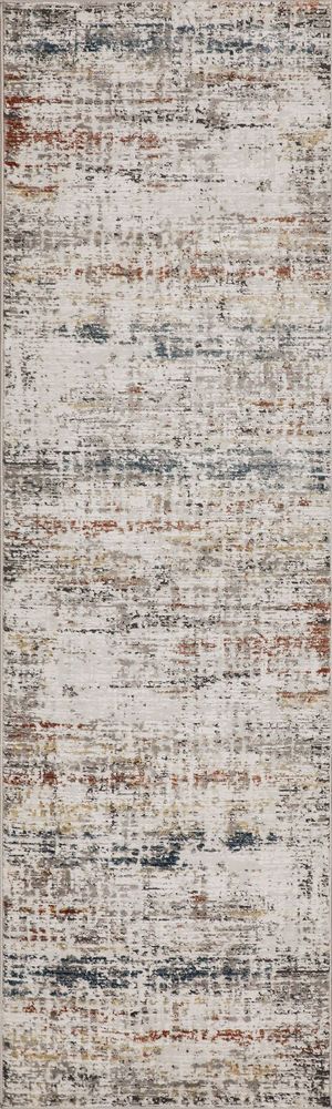 Nourison Rustic Textures RUS14 Runner Rug - Light Grey &amp; Multicolour