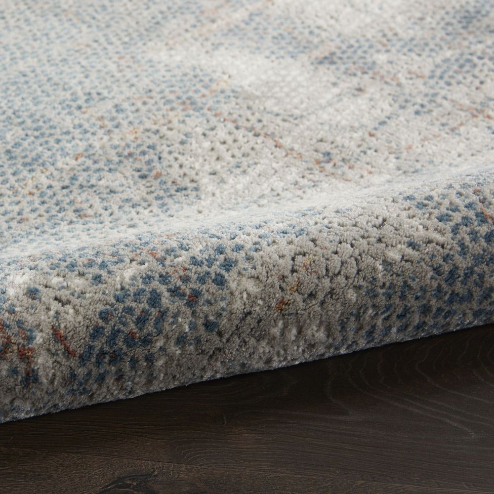 Nourison Rustic Textures RUS15 Rug - Light Grey &amp; Blue