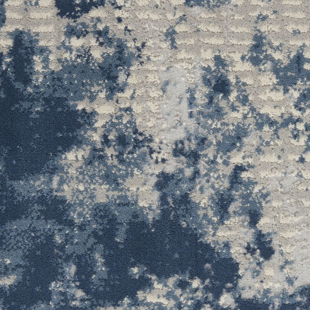 Nourison Rustic Textures RUS16 Rug - Grey &amp; Blue