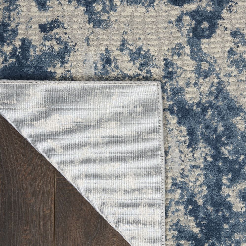 Nourison Rustic Textures RUS16 Rug - Grey &amp; Blue