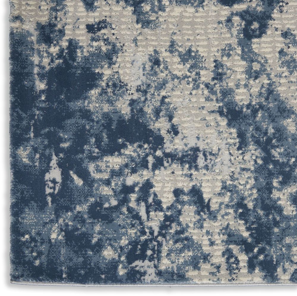 Nourison Rustic Textures RUS16 Rug - Grey &amp; Blue