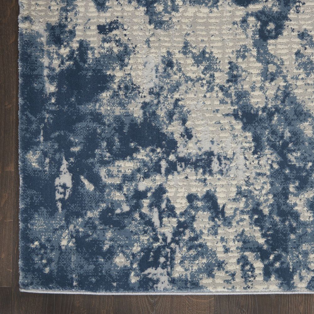 Nourison Rustic Textures RUS16 Rug - Grey &amp; Blue