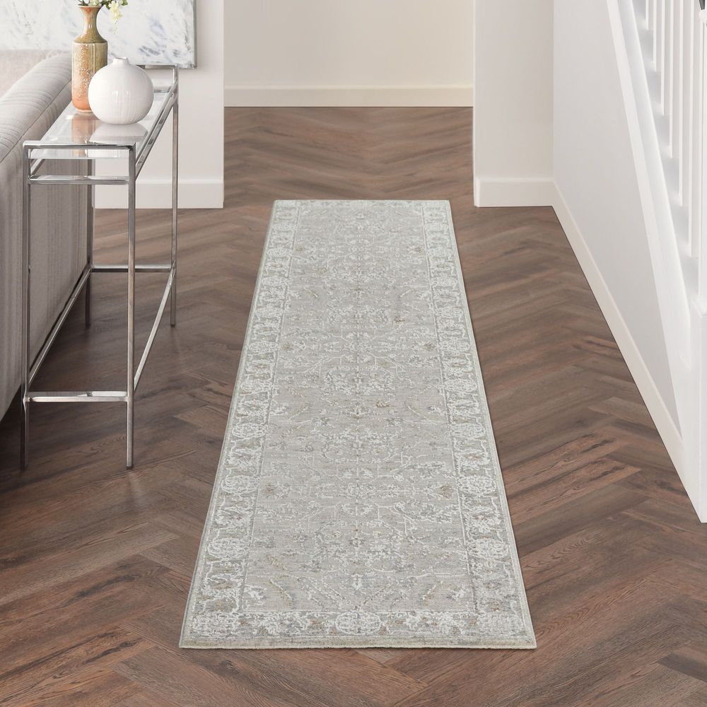 Nourison Infinite IFT01 Runner Rug - Light Grey