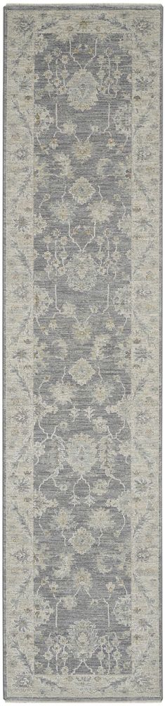 Nourison Infinite IFT03 Runner Rug - Charcoal