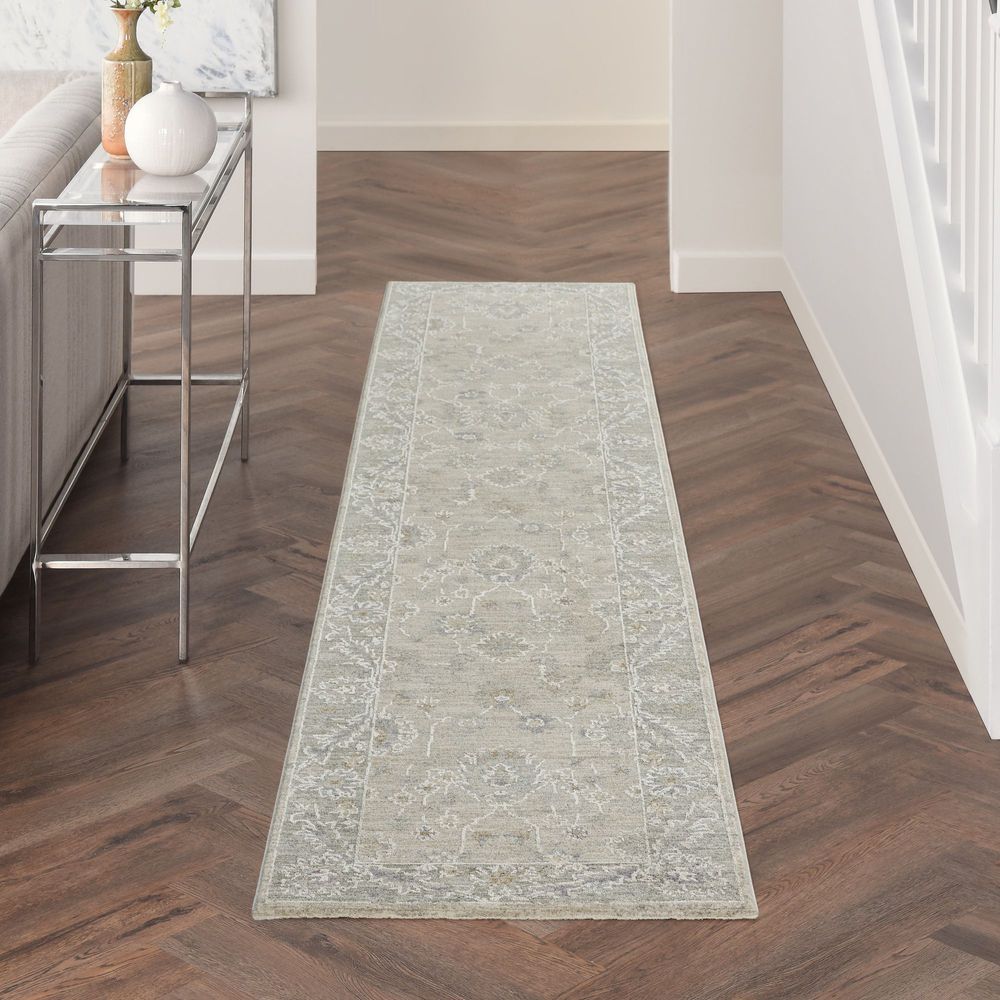 Nourison Infinite IFT03 Runner Rug - Light Grey