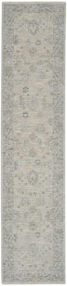 Nourison Infinite IFT03 Runner Rug - Light Grey